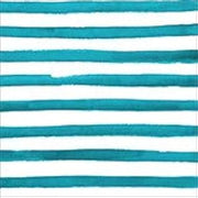 Creative Converting Club Pack Designer Party Dotted Striped Peacock Color Luncheon Paper Napkin, 192 Printed Luncheon Napkins