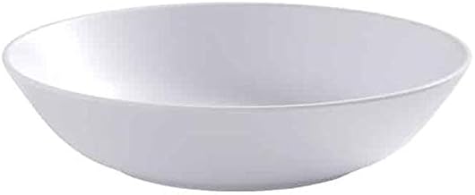 American Metalcraft MCB36WH Melamine Round Matte Bowl, White, 36-Ounces