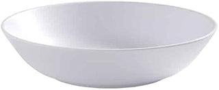 American Metalcraft MCB36WH Melamine Round Matte Bowl, White, 36-Ounces