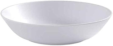American Metalcraft MCB36WH Melamine Round Matte Bowl, White, 36-Ounces