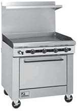 Southbend S36D-3T Range, 36" Thermostatic Griddle (64,000 Btu), With 26" Standar