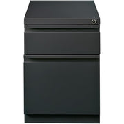 Hirsh Industries Dark Coal / Modern / 21.75" H x 15" W x 19.88" D Mobile File Cabinets