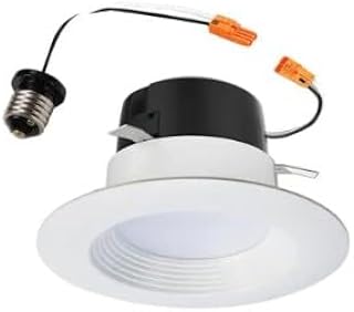 Cooper Lighting LT4069FS351EWHR Halo LED Retrofit Module Battle Light Trim, 4 in. - Quantity 4
