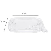 BUT-N-LOC Matching Lid / Clear / Compact Clamshell Take Out Containers