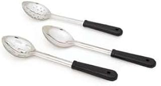 Royal Industries Slotted Basting Spoon with Bakelite Handle, Stainless Steel, 13'', Silver