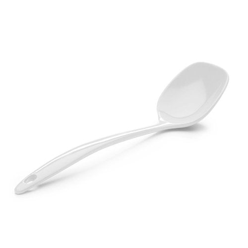 MSP12-NW White Melamine Solid Serving Spoon - 11"L by Elite Global Solutions – Melamine, White, Model 848552013402
