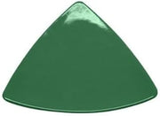 CAC China TRG-9-G Festiware Green Triangular Flat Plate 8 1/2" - 2 doz