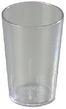 9 1/2 oz Clear Textured Plastic Tumbler