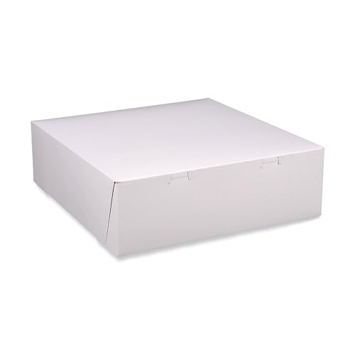 SOUTHERN CHAMPION TRAY 12" Length x 12" Width x 4" Height / White / 0.01 liters Bakery Take Out Containers