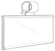 Wire Shelf Edge Hanging Label Holders, 100 per Bag, 42725