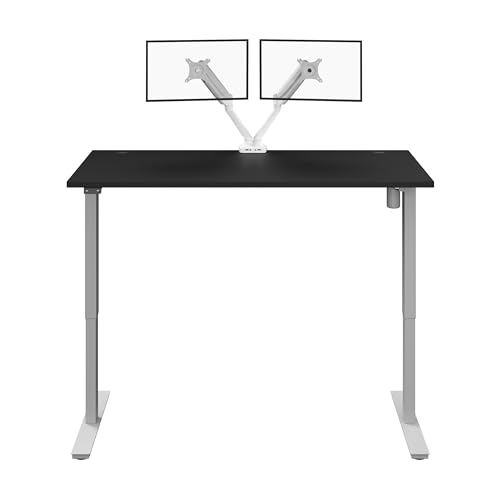 Bestar Black / 60W x 30D / Modern Home Office Desks