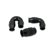 90 Degree Hose Fitting -8AN by Vibrant Performance – Stock, Aluminum, Black, Model 28908