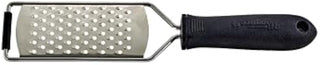Winco Black Grater with Medium Holes, Soft Grip Handle