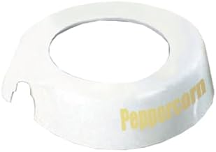 TableCraft CB14 Dispenser ID Collar, "Peppercorn", fits Model Numbers 483 & 484, White Plastic Collar, Beige Print, Made in USA, 1 Each