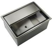 27" x 20" Drop in Ice Bin w/ 73 lb Capacity - Insulated, Stainless