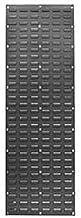 Global Industrial Heavy Duty Black Louvered Wall Panel Without Bins 18x61, Lot of 2