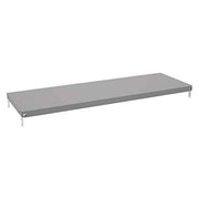 Additional Shelf by Tennsco – 12 inches, Carbon Steel, Grey, Model ES-12