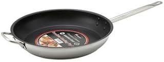 Winco SSFP-14NS 14" Round Master Cook Fry Pan W/ Non-Stick Coating & Aluminum Core, Stainless -