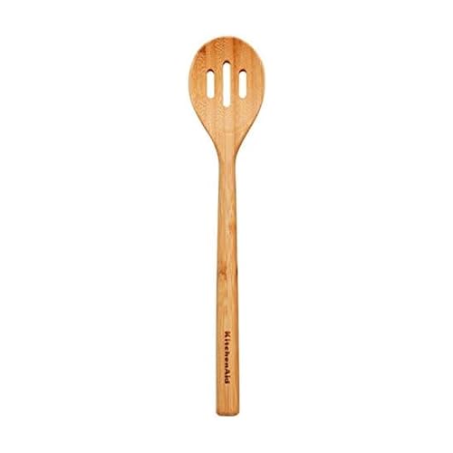 KitchenAid 12-Inch / Bamboo Slotted Spoon / Bamboo Cooking Spoons