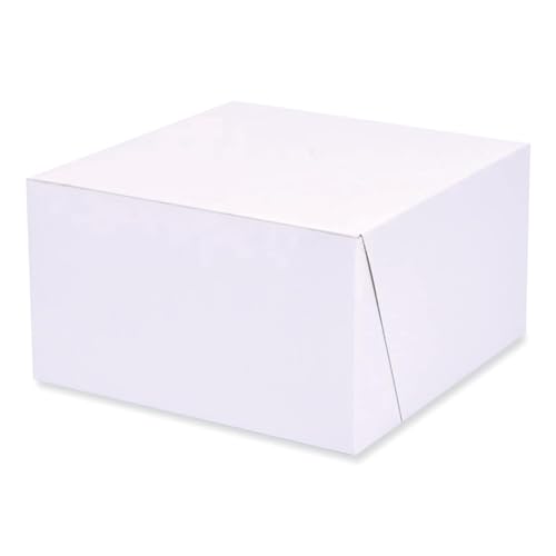 SOUTHERN CHAMPION TRAY 7" Length x 7" Width x 4" Height / White / 0.03 liters Bakery Take Out Containers