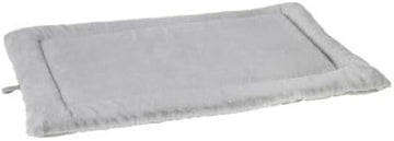 Bowsers Cloud Dream Fur (Granite Microvelvet Reverse, Trim) Cosmopolitan Mat (2 Extra Large)