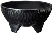 GET 10 oz Black Molcajete Melamine Bowl (Set of 12)