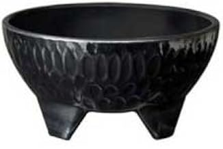 GET 10 oz Black Molcajete Melamine Bowl (Set of 12)