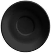 Diversified Ceramics DC1346-BK Black 6.5" Jumbo Saucer - 24 / CS
