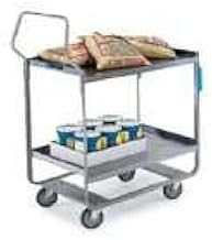 4710 Stainless Handler Series 2 Shelf Cart,7