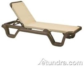 Grosfillex Marina Sling Chaise Lounge - 99414137 (14 pack)
