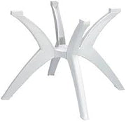 Y-Leg Pedestal Outdoor Table Base - White - Lot of 6
