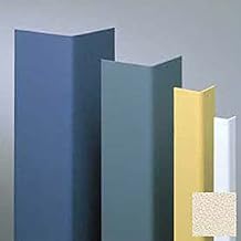 Surface Mounted Corner Guard, 90, 3/4" Wings, 8'H, Eggshell, Vinyl