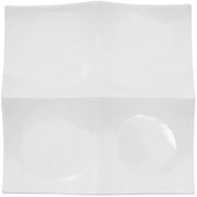 CAC China F-P21 Fortune 4 Compartment Square Plate 12" - 1 doz