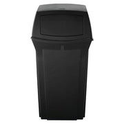 Rubbermaid Commercial Products Black / 35 Gallon / With Doors Trash, Recycling & Compost