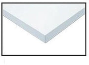 Workbench Top - ESD Square Edge, White, 96" W x 30" D x 1-1/4" Thick