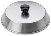 Royal Industries Basting Cover, Aluminum with Bakelite Knob, 10'' Diam x 2", Silver, Commercial Grade