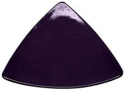 CAC China TRG-9-BLU Festiware Blue Triangular Flat Plate 8 1/2" - 2 doz