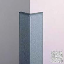Corner Guard 90, 3'' Wings, 8'H W/Caps, Silver Gray