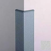 Corner Guard, 90, 3'' Wings, 12'H W/Caps, Silver Gray