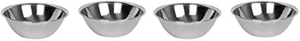 Excellante Stainless Mixing Bowl, 20 Quart (4-(Pack))