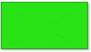 GARVEY Gx2212, Label, Green Blank (2212-04580)