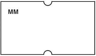 DayMark Safety Systems IT120554 MoveMark Date Coder Removable Label, for DM3 SpeedyMark Express 10 1-Line Marking Gun, White (Pack of 8 Rolls)