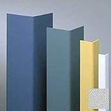 Surface Mounted Corner Guard, 135, 1-1/2" Wings, 12'H, Silver Gray, Undrilled