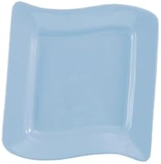 CAC China SOH-21-LBU Soho Light Blue Square Plate 12" - 1 doz