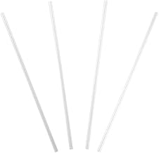 Cell O Core Clear Cylindrical Shape Unwrapped Jumbo Straw, 10.25 inch - 12000 per case.