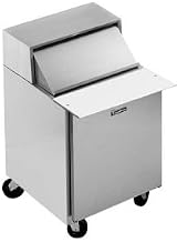 Traulsen UPT6012-LL Dealer's Choice Compact Two Section Prep Table 60" Wide with (12) Pan Capacity & Left Hinged Doors