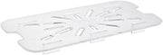 CAC Poly PCDS-T Polycarbonate Food Pan Drain Shelf 1/3 Size