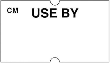 DayMark Safety Systems IT120531 Date Coder Freezable Label, USE by, for DM3 SpeedyMark 10 1-Line Marking Gun, White 1000 Labels