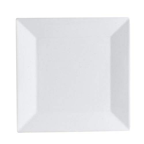 CAC China 10" by 10" by 5/8" / Bone White / Modern Dinner Plates