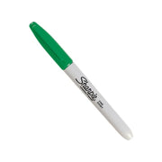 Sharpie Green / 1 Count (Pack of 12) / Fine Permanent Markers